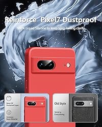 Dssairo 3 in 1 for Google Pixel 7 Case, with 2 Pack