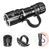 Wurkkos TD07 LED Tactical Flashlight, 1300 High Lumen EDC Small Flashlight | Small Rechargeable Flashlight, Turbo/Strobe Momentary, IP68 Waterproof, 6 Lighting Modes, Flash Light for Emergency Camping