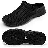 SAGUARO Men's Women's Quick Dry Garden Shoes Lightweight Breathable Gardening Clog Water Shoes Mesh Sandals for Sports Outdoor Beach Pool Exercise