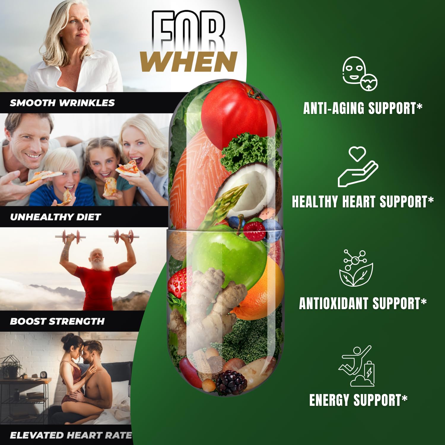 Cholesterol Supplement - Triglycerides Support Capsules w. Organic, Odorless Garlic, Cayenne Pepper, Plant Sterols to Support Normal HDL and LDL Cholesterol Levels w. Antioxidant Niacin (Vitamin B3)