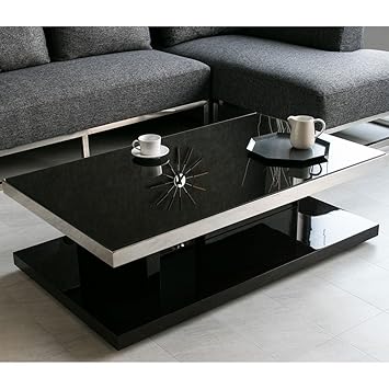 ガラス製 120 ブラック モダン ガラス 送料無料 テーブル