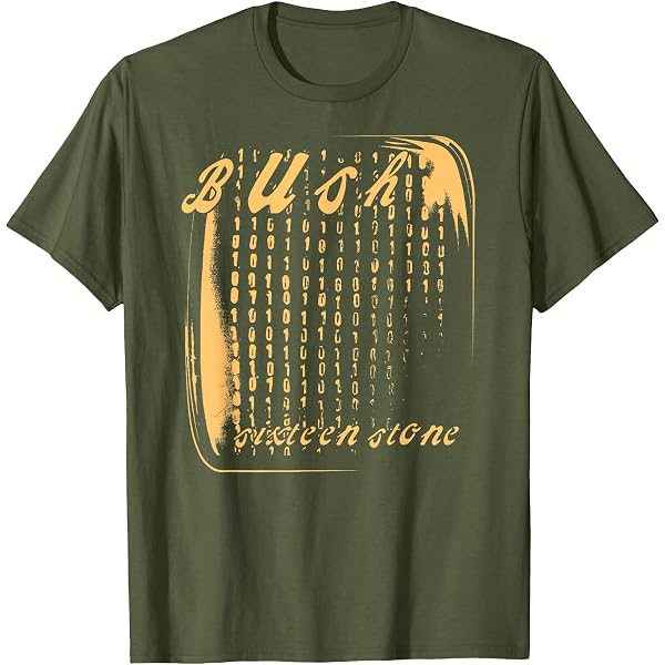 Amazon.com: Bush – White Logo On Red T-Shirt : Clothing, Shoes