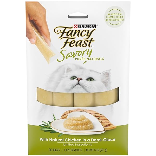 FANCY FEAST SAVORY PUREE NATURALS CHICKEN FLAVORED IN...