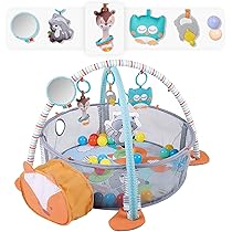 baby play mat with balls