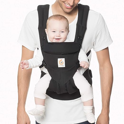 Ergobaby OMNI 360 AllinOne Ergonomic Baby Carrier, All Carry Positions, Newborn to Toddler