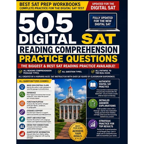 1,010 Digital SAT Reading & Writing Practice Questions (Best SAT