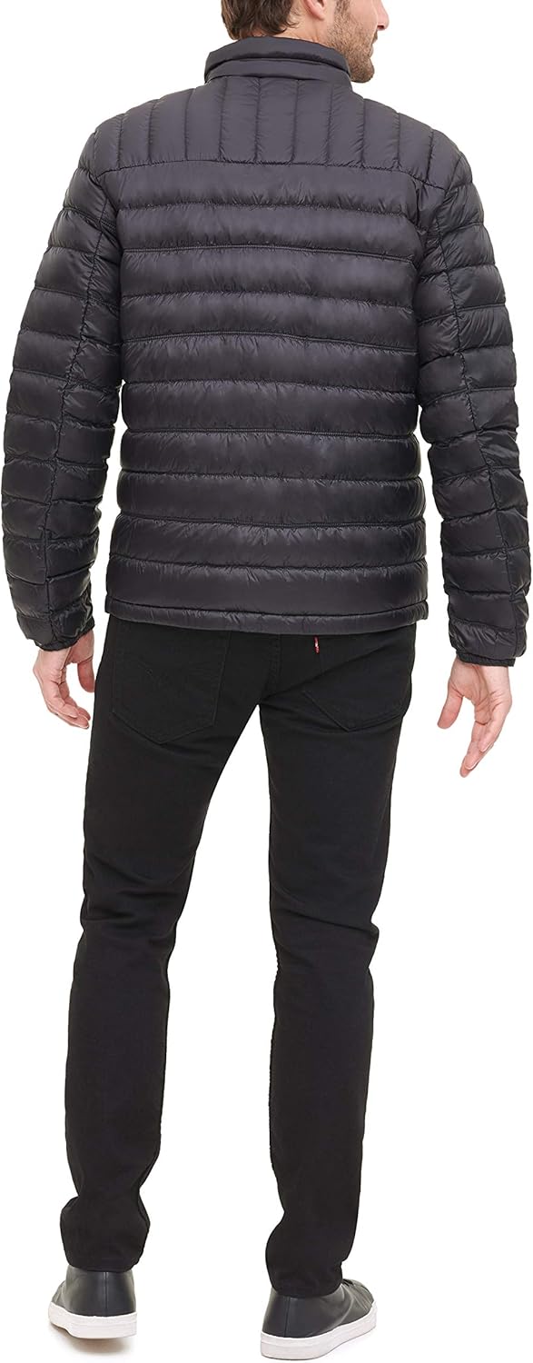 Tommy Hilfiger Men's Lightweight Water Resistant Packable Down Puffer Jacket (Standard and Big & Tall) at  Men’s Clothing store