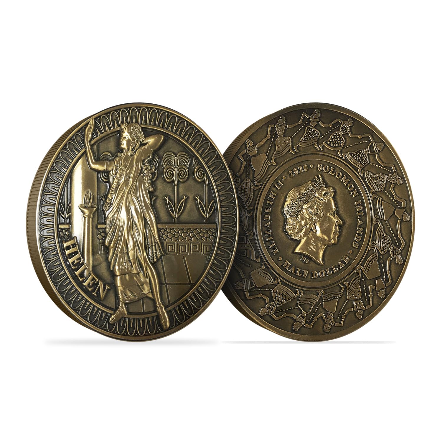 The Koin Club Antique Collectable Coin Greek Mythology Troy Trojan Collection - Helen of Troy