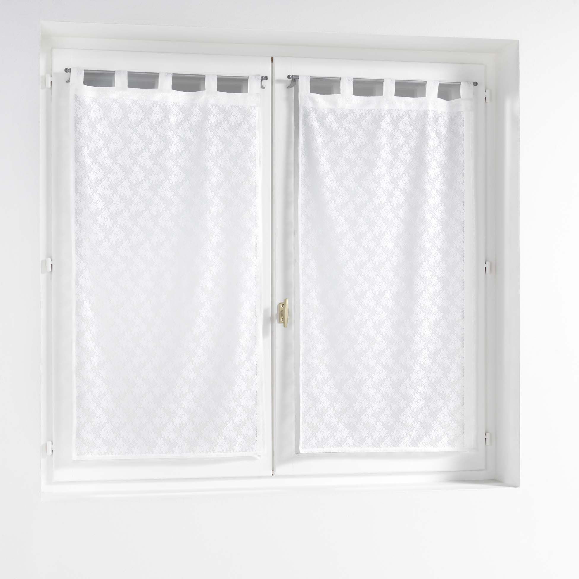 Douceur d'Intérieur, Pair Straight with Loops (2 x 60 x 90 cm) Fanny, Jersey