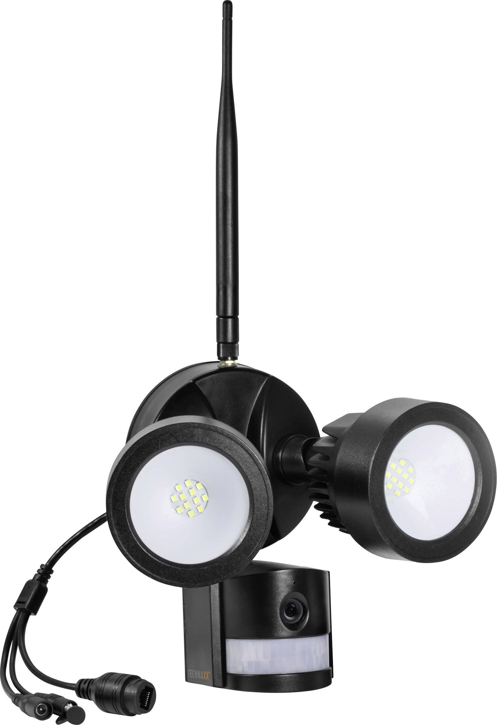 Technaxx IP-Cam HD Outdoor with LED Floodlight TX-83, WiFi outdoor camera including LED Floodlight lighting