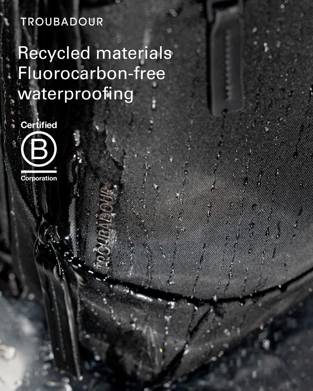 Troubadour Apex 3.0 Compact - 16L Premium Laptop Backpack - Ergonomic & Water Resistant - Designed for Work and Travel - Black