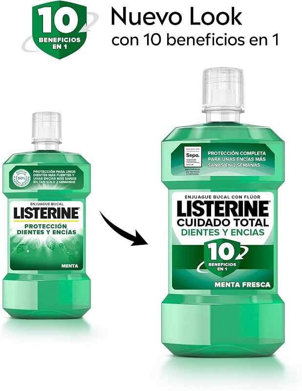 Cuidado Total Protección Dientes y Encías Enjuague Bucal 4x750 ml — foto 2 de 8