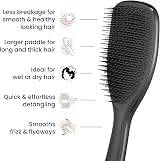 Tangle Teezer Large Ultimate Detangler Hairbrush Black Gloss view 5