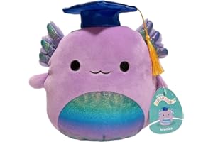 Squishmallows 2024 Everyday Squad 8" Plush Toy (8" Monica The Graduation Axolotl)