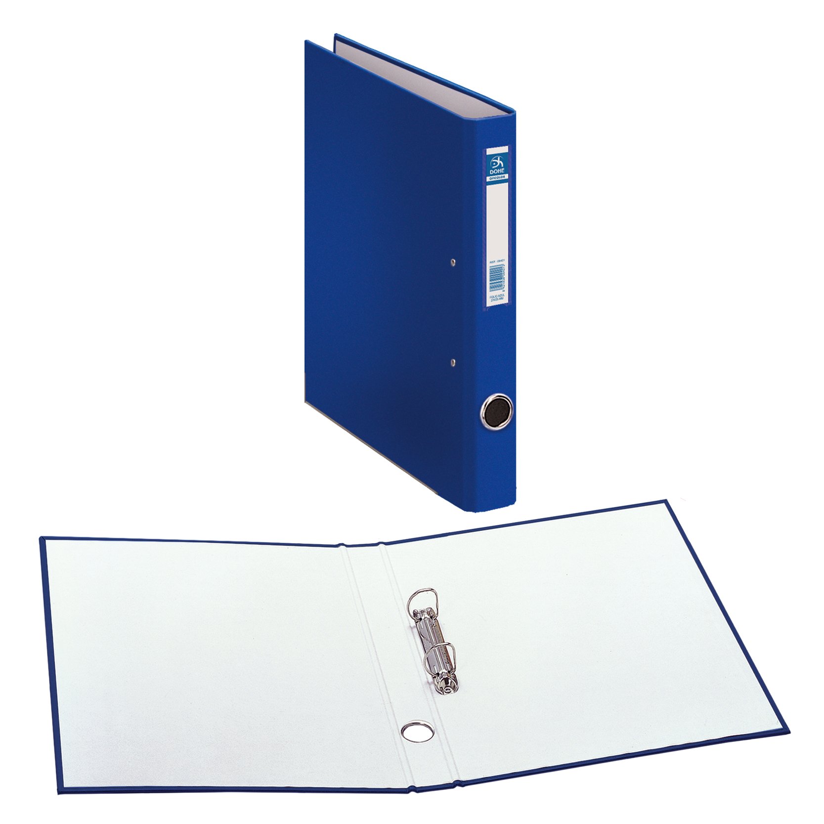 Dohe Oficolor Folder with 2 x 25 mm Rings – Blue