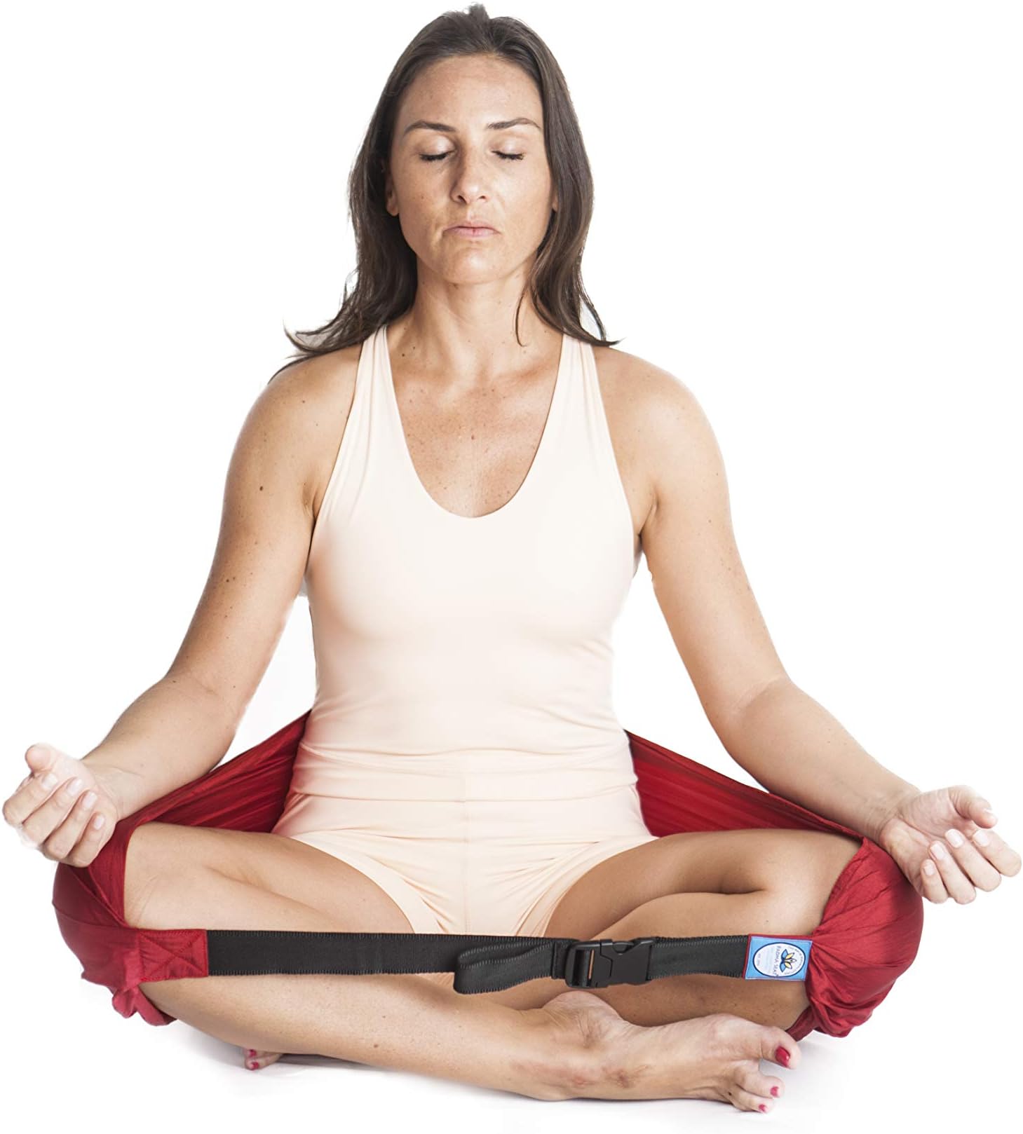 Padma Seat - Best Yoga Seat Strap, Meditation Seat Stool Cushion Belt, Support for Effortless Sitting & Meditation in The Lotus Asana Position