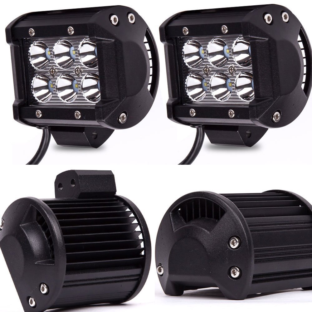 4pcs CREE 4 Inch Led Work Light Bar Pods Cube Off Road Driving Fog Lights UTV eBay