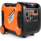 Genkins 8000W Portable Quiet Inverter Generator for Home, Electric Start | Long runtime, Ultra-Quiet <62 dBA, Clean Power <3% THD, Parallel Ready, Generator for Camping or Home Backup Power Supply