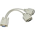 QVS CC317Y Serial Splitter - Db-9 (F) to Db-9 (M)