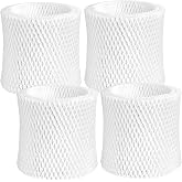 Roninby Humidifier Wicking Replacement Filter Compatible with Canopy Bedside and Nursery Humidifier, Wood Pulp &amp; Paper Filter, 4 Pack