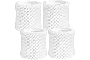 Roninby Humidifier Wicking Replacement Filter Compatible with Canopy Bedside and Nursery Humidifier, Wood Pulp & Paper Filter, 4 Pack
