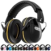 Dr.meter FM-1B Noise Cancelling Ear Mffs for Adults Kids Ear Protection | 31dB Earmuffs for Noise Reduction, Kids Hearing Protection Headphones for Shooting Gun Range, Mowing, Monster Jam, Sensory