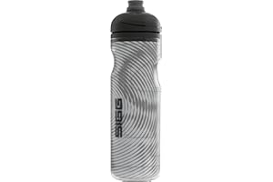 SIGG - Soft Bike Water Bottle - Pulsar Therm Snow - Insulated - Squeezable - Dishwasher Safe - Lightweight - Leakproof - BPA Free - Sports Bottle with SureSnap® Valve - Gray - 22 Oz