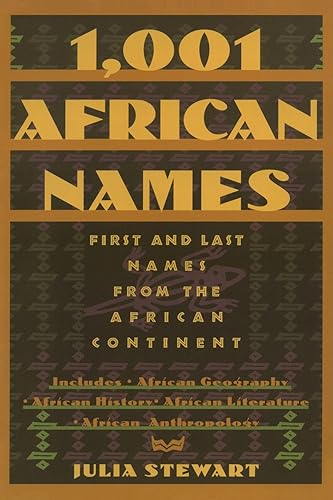 Download 1001 African Names: First and PDF