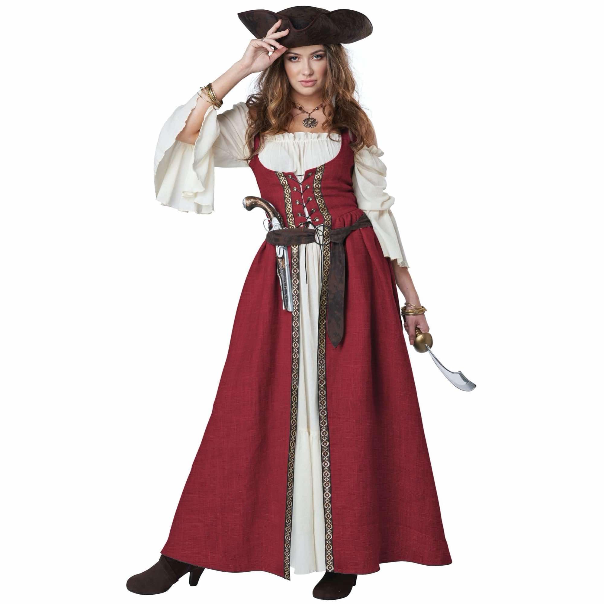 California Costumes Medieval Overdress Adult Costume (Red), Large/X-Large