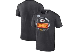 Fanatics Men's Heather Charcoal Kansas City Chiefs Super Bowl LVII Champions T-Shirt