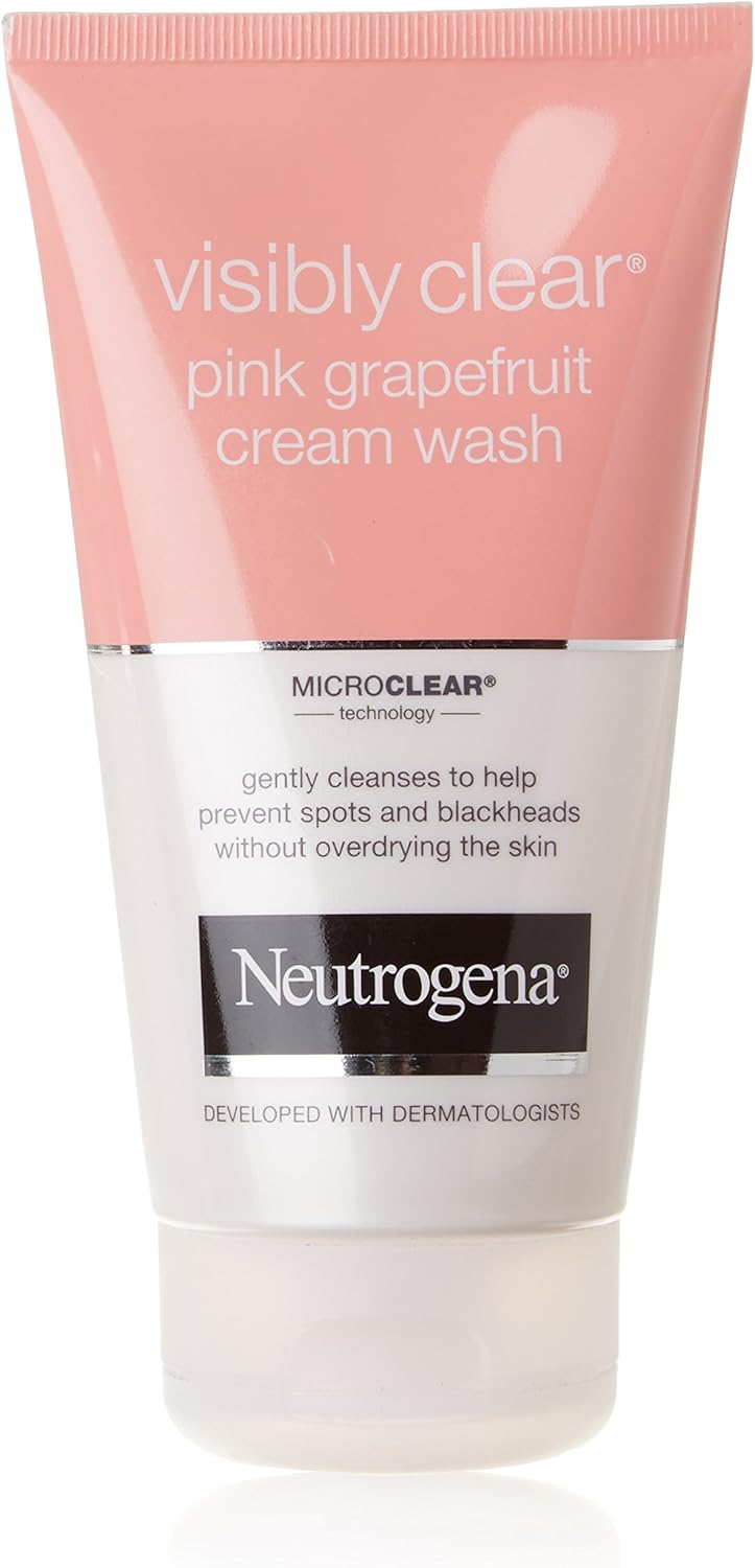 neutrogena visibly clear cream wash