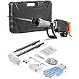 VEVOR Demolition Jack Hammer, MAX 2200W Electric Jackhammer Heavy Duty, 1350 BPM Concrete Breaker 2pcs Chisels Bit Chipping with Case, Black