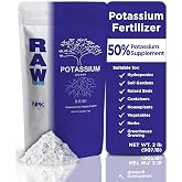 RAW Potassium Fertilizer - Water Soluble High Potassium for Plants, 2 lb | Fertilizer for Garden Use and Vegetable Cultivation - Bloom &amp; Fruiting Plant, Hydroponic and Greenhouse Production