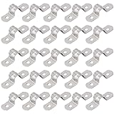 ISPINNER 25pcs M10 Stainless Steel Rigid Pipe Strap