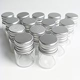 Luo House 20pcs Sample Vials Clear Glass Bottles