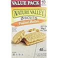 Nature Valley Biscuits With Peanut Butter Box, 10 Count (pack Of 6)