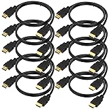 4K HDMI Cable 3 FT 10-Pack, 3FT HDMI Cord