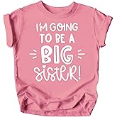Olive Loves Apple Big Sister New Baby Reveal I'm Going to Be A Big Sister New Sibling Announcement T-Shirts and Raglans