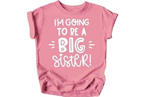 Olive Loves Apple Big Sister New Baby Reveal I'm Going to Be A Big Sister New Sibling Announcement T-Shirts and Raglans