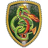 Liontouch - Dragon Slayer Foam Shield - 3+ Years | Pretend Play Toy Shield for Toddlers & Kids in Fantasy Style | Made of Durable & Safe Foam | Defense & Battle Accessory for Dress Up & Costumes