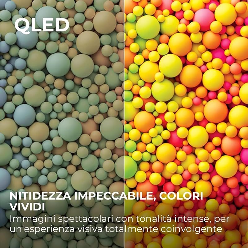 H6 Smart TV QLED 43'', 4K UHD, HDR10, Google TV