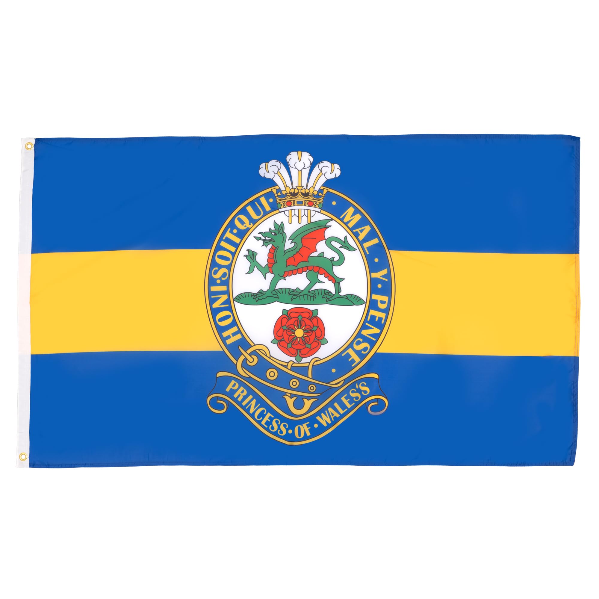 AZ FLAG Princess of Wales's Royal Regiment of the british Army Flag 2' x 3' - PWRR Tigers flags 60 x 90 cm - Banner 2x3 ft