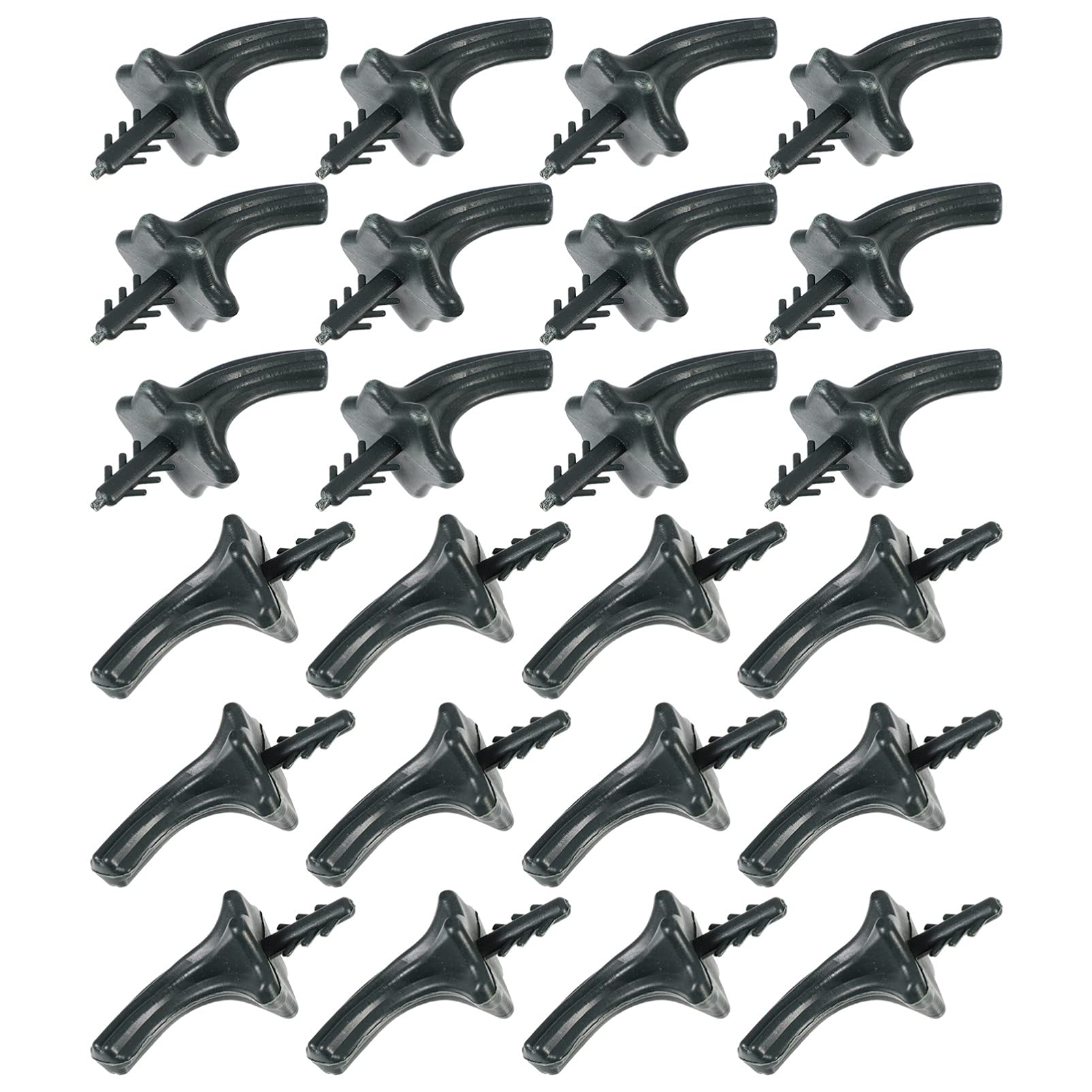 jojofuny 24pcs Faux Pumpkin Stems DIY Halloween Pumpkin Decoration Jack- o- Lantern Ornament for Thanksgiving Halloween Party Decorations