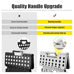 Delxo 16 Inch Folding Step Stool,Foldable Stool for