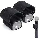 SUNMON Hand Microphone Elastic Sleeve for DJI Mic, DJI Microphone Elastic Sleeve Accessories for speech, interview camera, wedding handheld microphone（2pcs）