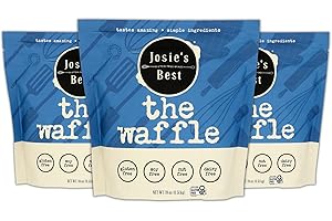 Josie's Best Gluten Free Waffle Mix (free from Soy, Nuts & Dairy) tastes amazing | simple ingredients (BULK 3 PACK- over 3lbs total)