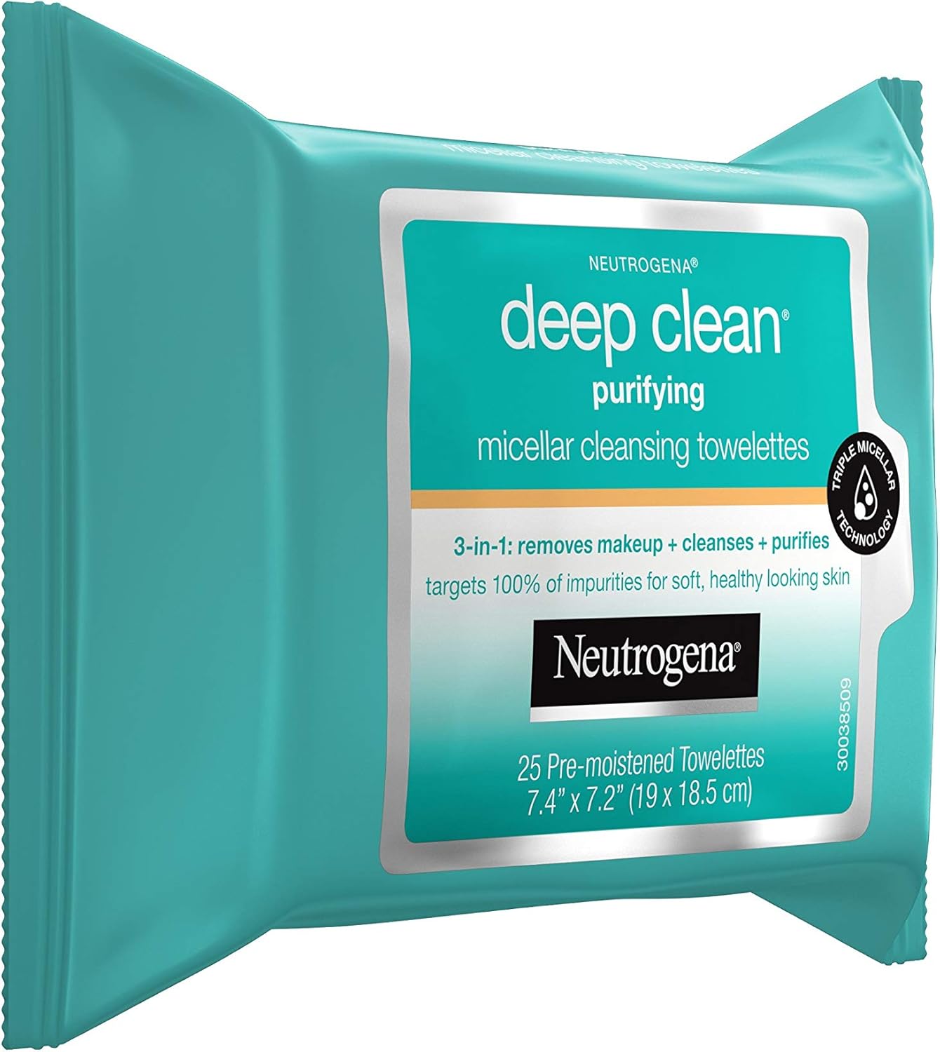 neutrogena deep clean purifying micellar cleansing towelettes