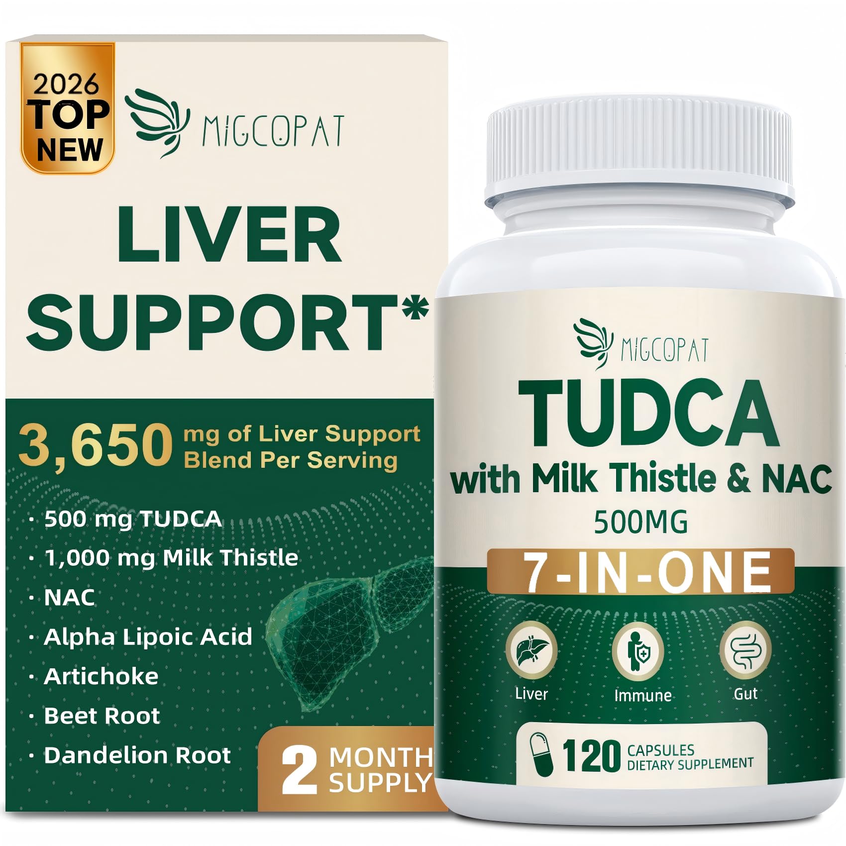 TUDCA with Milk Thistle & NAC