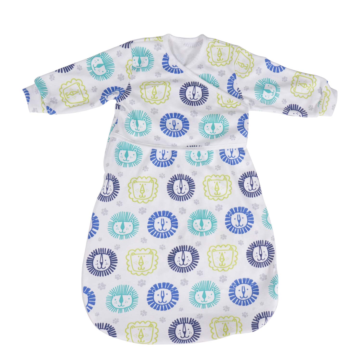 cotton sleep sack with sleeves