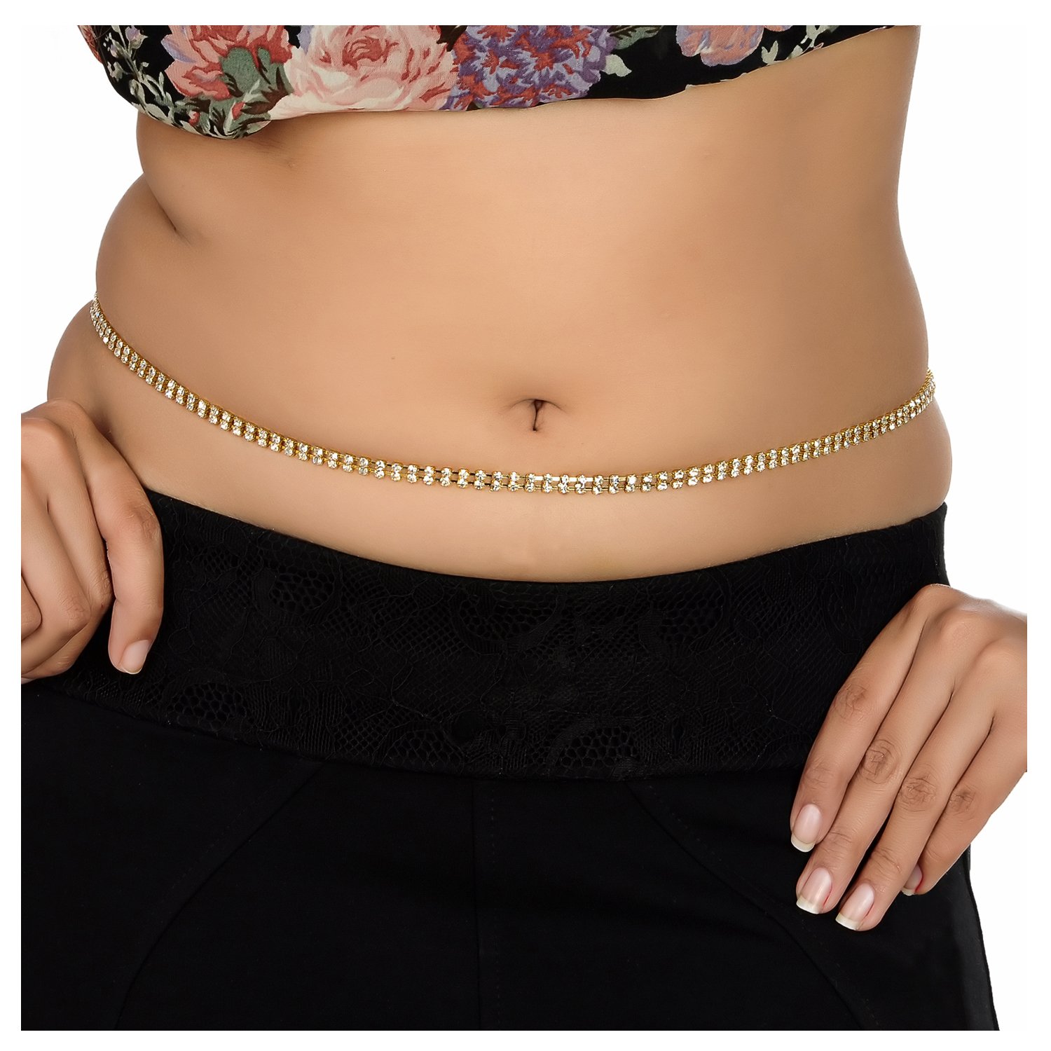 Belly Chain for Women (White) (164U1LS2LINEWMOD) Buy Online in